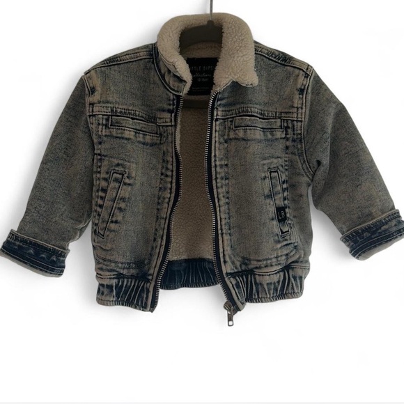 Little Bipsy 12-18 month, Jean Sherpa jacket like-new condition.Smoke free home - Picture 2 of 2